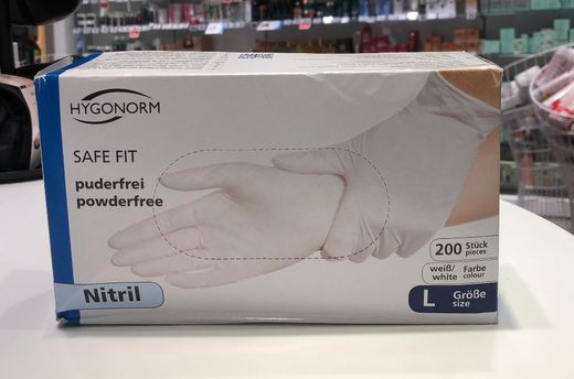 Guantes Nitrilo Hygonorm Talla L 200ud