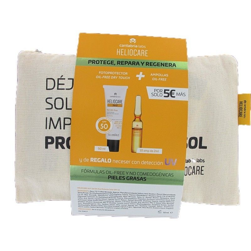 Heliocare Pack 360º Gel Oil Free 50ml + Endocare Radiance Oil Free —  Viñamata Group