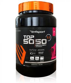 Infisport Top 50/50 Recovery 1:1 Leucina+ Polvo Fresa 1,2kg