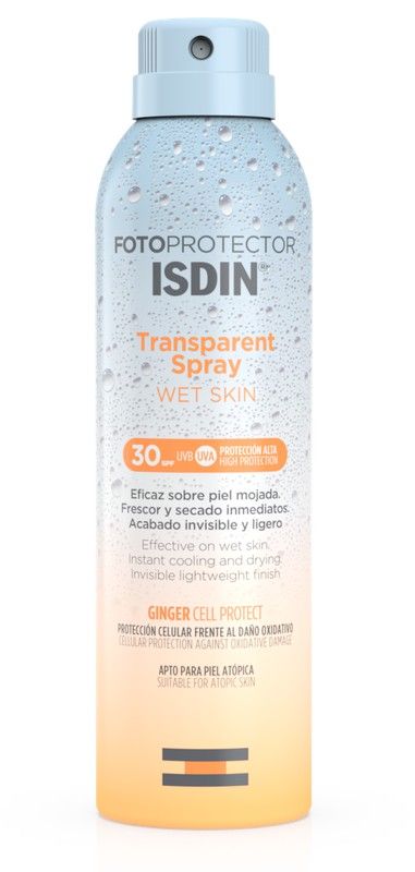 Isdin Fotoprotector Wet Skin Spray Transparente SPF30+ 250ml