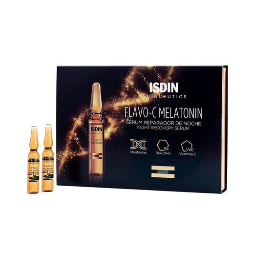 Isdin Isdinceutics Flavo-C Melatonin Sérum Reparador Noche 10 Ampollas