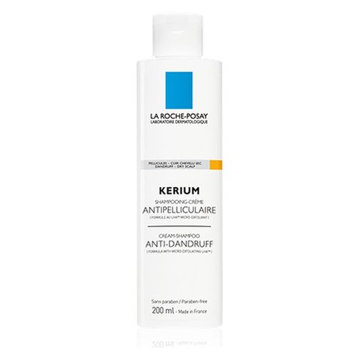 La Roche Posay Kerium Champú Crema Anticaspa Cabello Seco 200ml