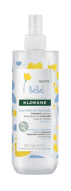 Klorane Agua de Colónia Infantil Bebé Refrescante Spray 500ml