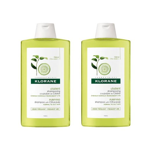 Klorane Duplo Champú Cidra 400ml