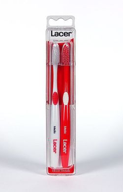 Lacer Cepillo Dental Adulto Technic Medio Duplo