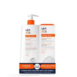 Leti At4 Gel de Baño 750ml + Crema Corporal 200ml