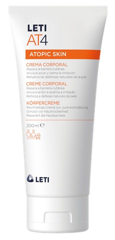 LETIAT4 Crema Corporal Piel Atópica 200ml