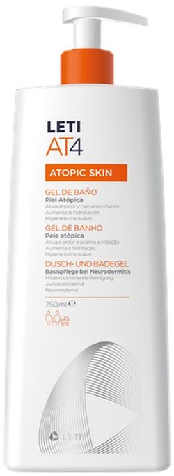 LETIAT4 Gel de Baño Piel Atópica 750ml