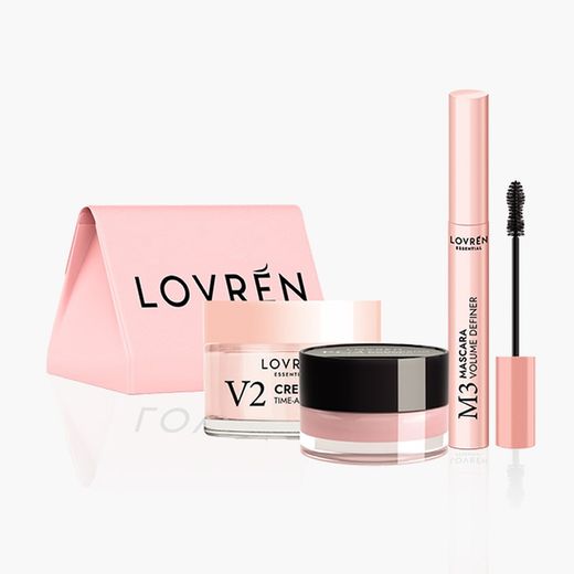 Lovrén Kit 2 Máscara de Pestañas, Crema y Contorno de Ojos
