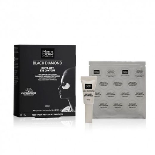 Martiderm Black Diamond Ionto-Lift Parches Contorno Ojos + Gel