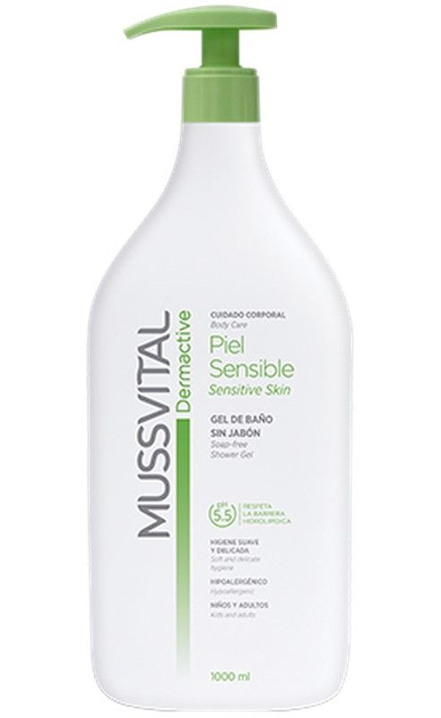 Mussvital Dermactive Gel de Baño Piel Sensible 1l
