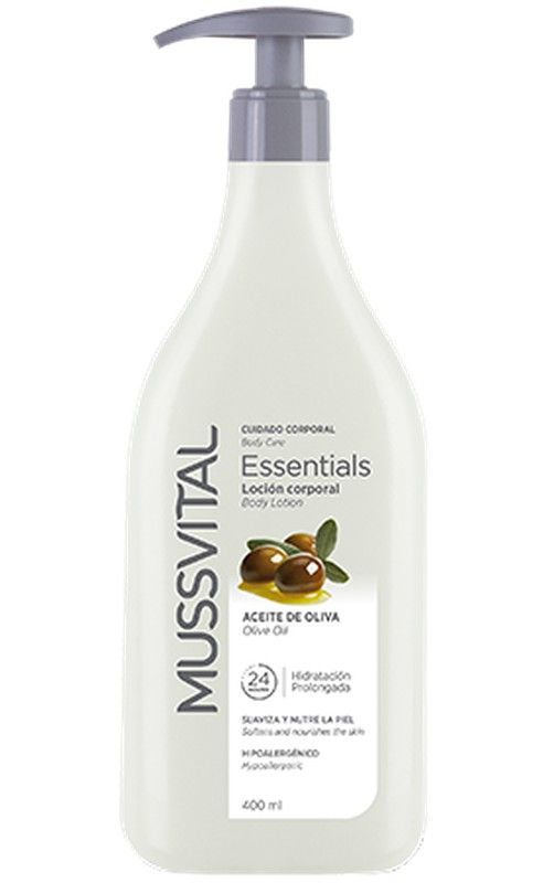 Mussvital Essentials Loción Corporal Aceite de Oliva 400ml