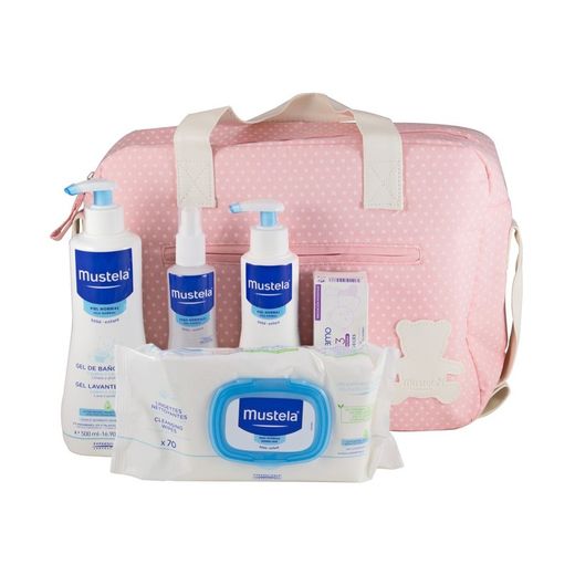 Mustela Bolsa Bebé Rosa "Primeros Productos"