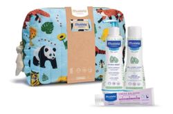 Mustela Neceser Jungla Gel de Baño + Leche Corporal + Bálsamo para Pañal