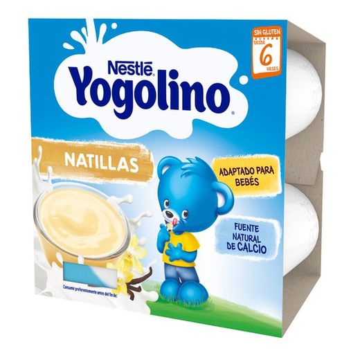 Nestlé Yogolino Natillas Sabor Vainilla +6M 4uds