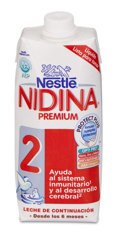 Nidina 2 Premium Leche Líquida Light 500ml