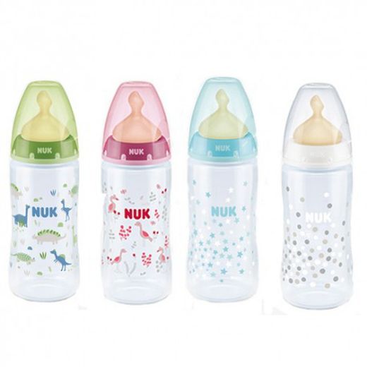 Nuk Biberón First Choice Látex Talla M 0-6m 300ml