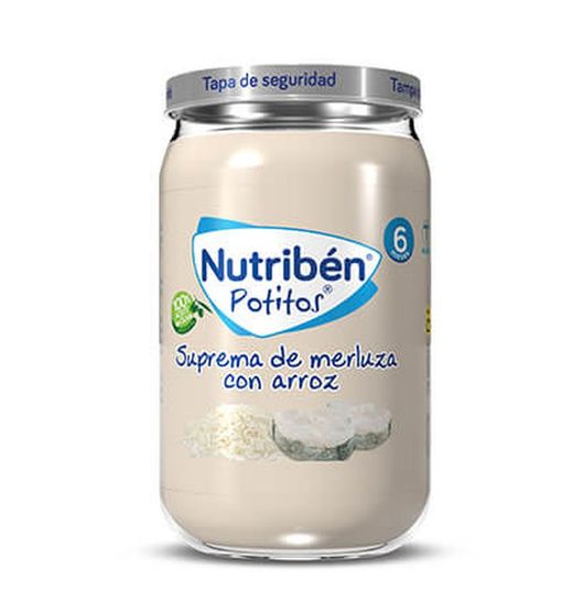 Nutriben Potito Suprema de Merluza con Arroz 235g