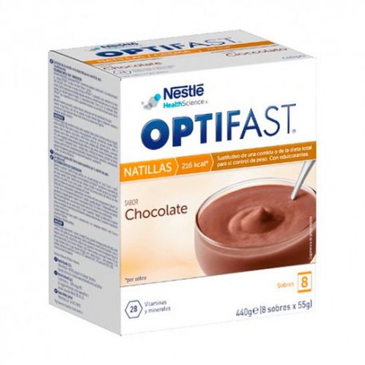 Optifast Natillas Sabor Chocolate 8 Sobres