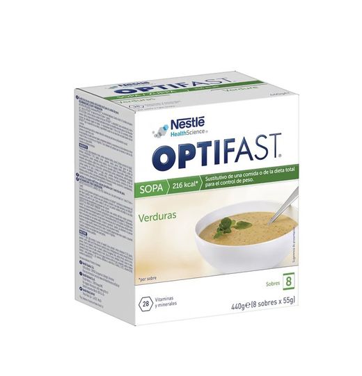 Optifast Sopa Verduras 8x55gr