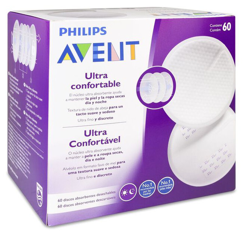 Philips Avent Discos de Lactancia Ultra Confortable 60uds — Viñamata Group