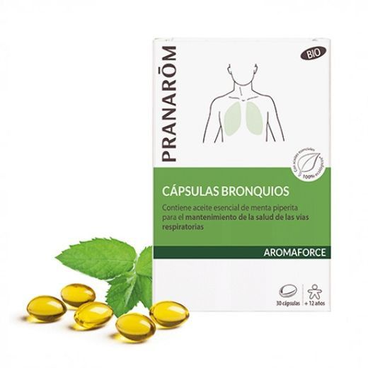 Pranarom Aromaforce Eubiarom Bronquios 30 cápsulas