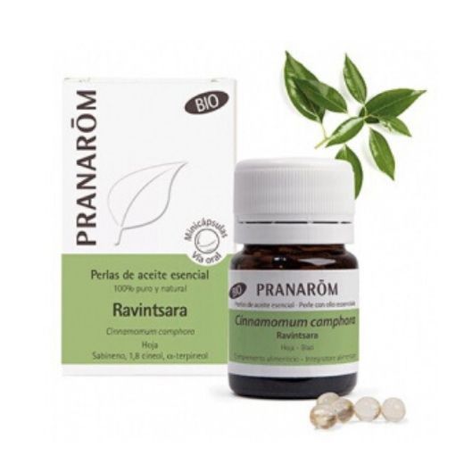 Pranarom Perlas de Aceite Ravintsara BIO