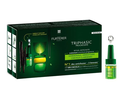 René Furterer Triphasic Progressive VHT + 8 Frascos x 5,5ml