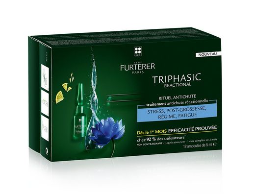 Rene Furterer Triphasic Reactional 12 Ampollas x 5ml