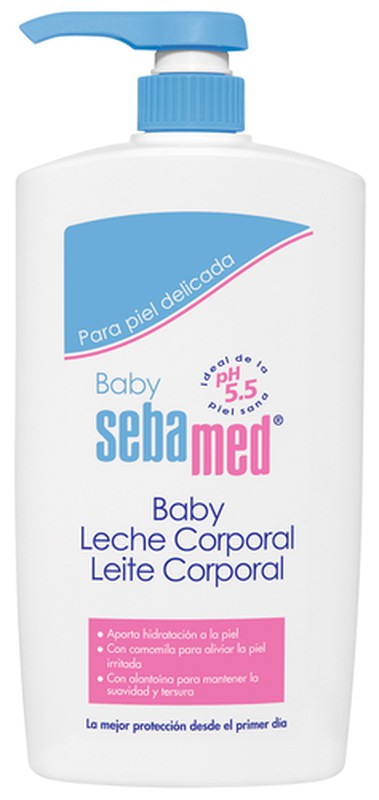 Sebamed Baby Leche Corporal Hidratante para la piel sensible y delicada del  bebé, 750ml : : Bebé