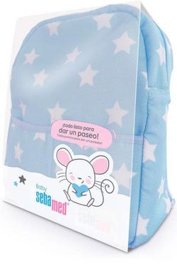 Sebamed Baby Canastilla Premium + Mochila Azul y Rosa