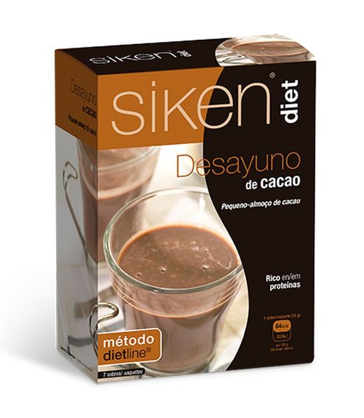 Siken Diet Desayuno de Cacao 7 Sobres