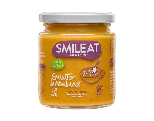 Smileat Tarrito de Guisito de Alubias 100% Ecológico 230g