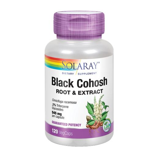 Solaray Black Cohosh (Cimicifuga) 120 VegCápsulas