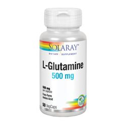 Solaray L-Glutamine 500mg 50 VegCápsulas
