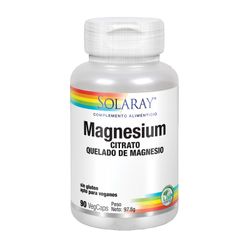 Solaray Magnesium Citrato 90 VegCápsulas