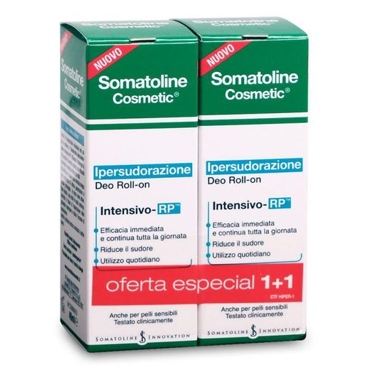 Somatoline Cosmetic Desodorante Hipersudoración Roll-On Duplo 2x40ml
