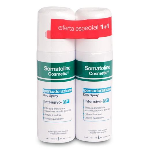 Somatoline Cosmetic Desodorante Hipersudoración Spray Duplo 2x125ml