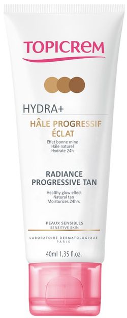 Topicrem Hydra+ Bronceado Progresivo 40ml