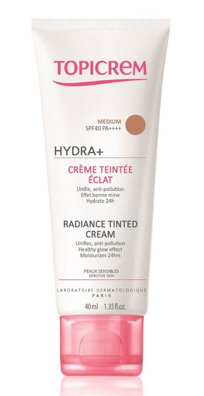 Topicrem Hydra+ Crema Iluminadora Color Medio 40ml