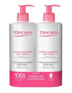 Topicrem UH Leche Ultra Hidratante Corporal Duplo 2x500ml