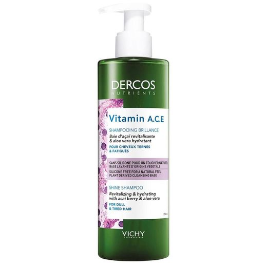 Vichy Dercos Nutrients Vitamins - Champú revitalizante - 250 ml