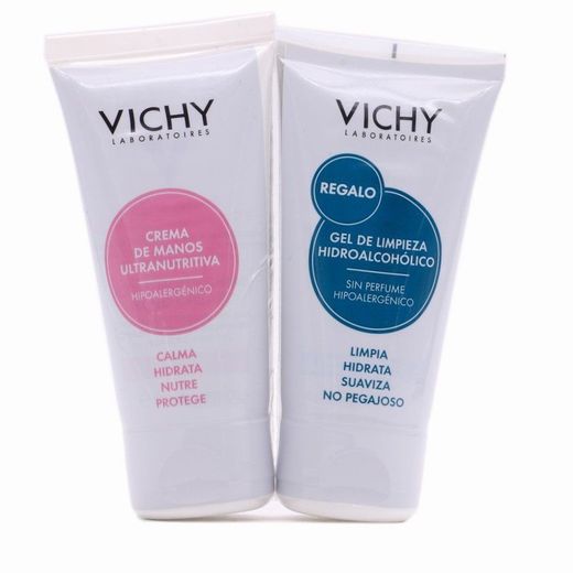 Vichy Pack Crema de Manos Ultra Nutritiva 50ml + Gel Hidroalcohólico 50ml Regalo