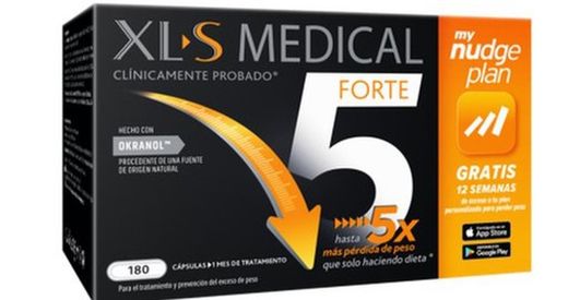 XLS Medical Forte 5 + Nudge Plan 180 Cápsulas
