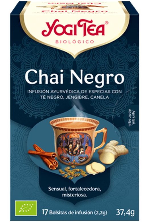 Yogi Tea Infusión Chai Negro 17 Bolsitas