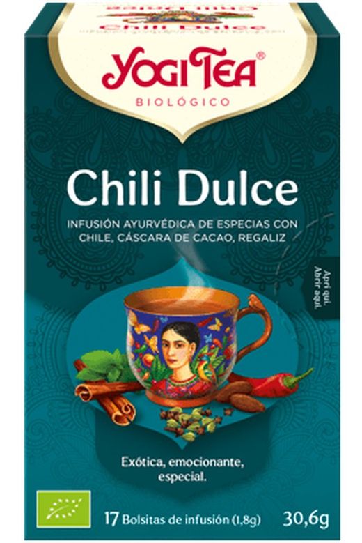 Yogi Tea Infusión Chili Dulce 17 Bolsitas