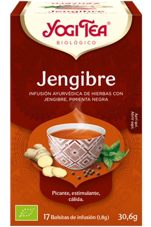 Yogi Tea Infusión Jengibre 17 Bolsitas