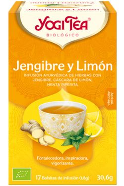Yogi Tea Infusión Jengibre y Limón 17 Bolsitas